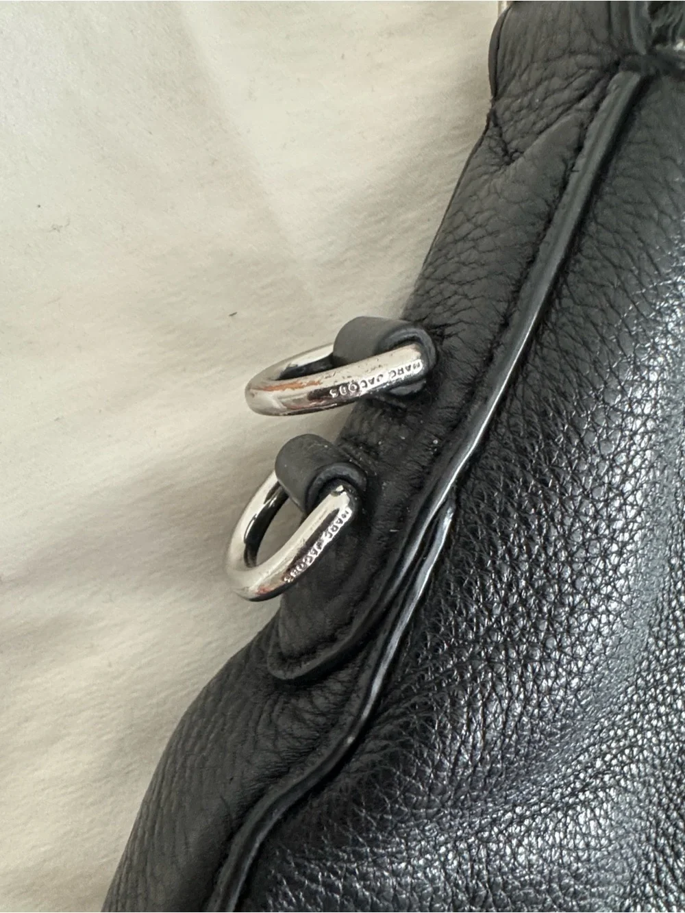 Marc Jacobs Classic Black Leather Crossbody Bag - Women's Everyday Shoulder Bag